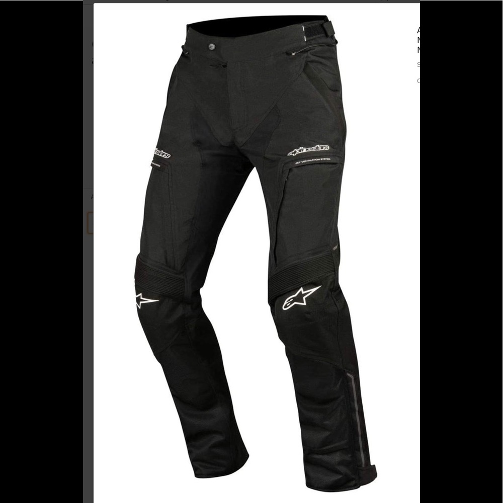 Like New Alpinestars Ramjet Air Motorcycle Pants